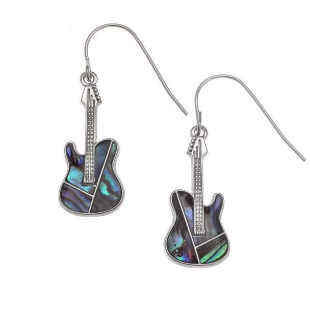 Guitar earrings