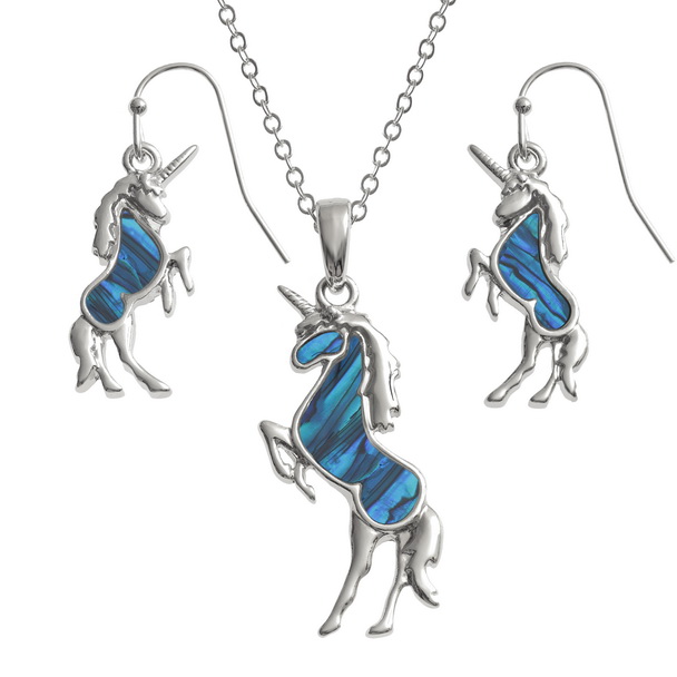 Blue unicorn set