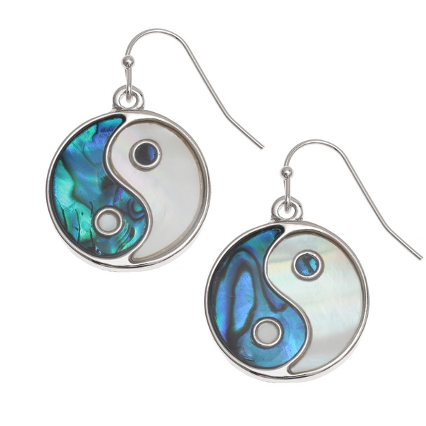 Yin yang earrings