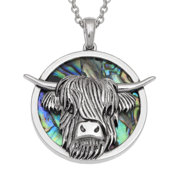 Highland cow necklace