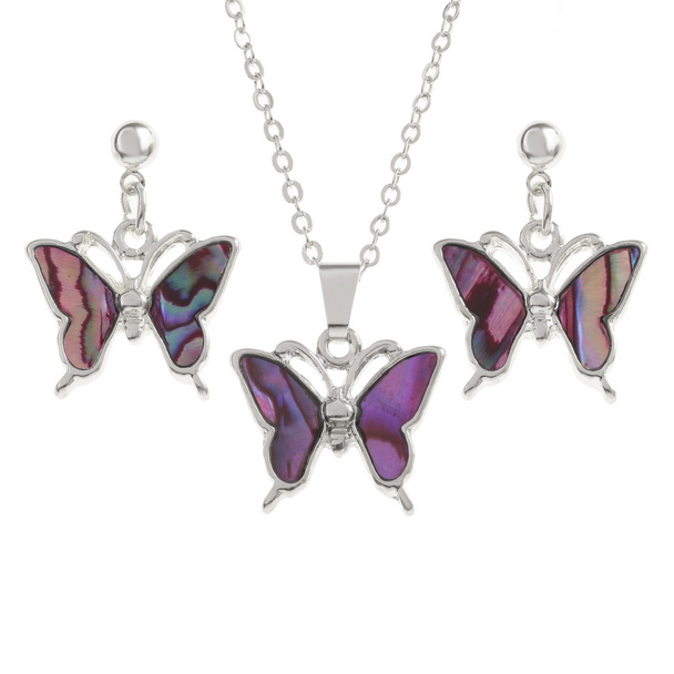 Pink butterfly set