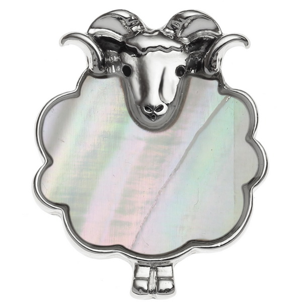 Heritage sheep pin badge