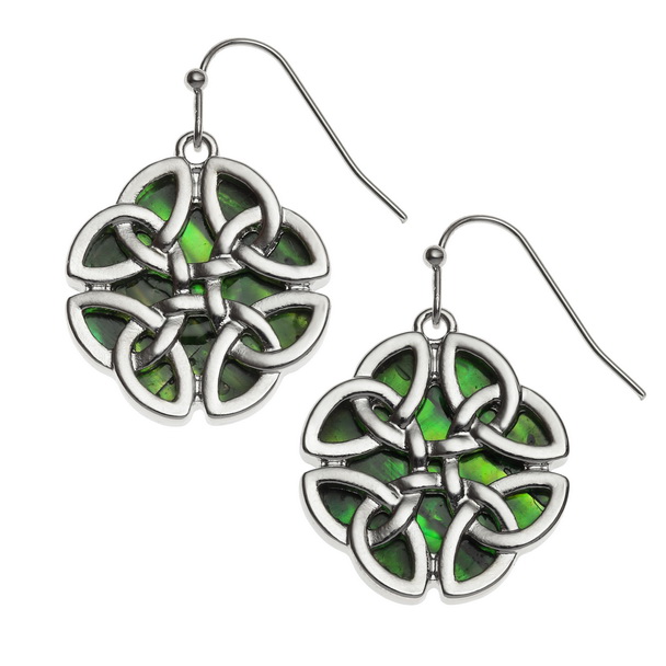 Celtic knot earrings