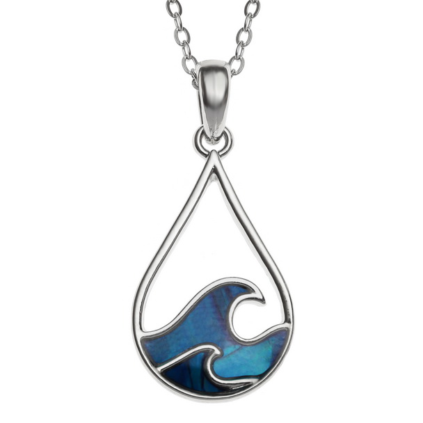 Wave crests necklace