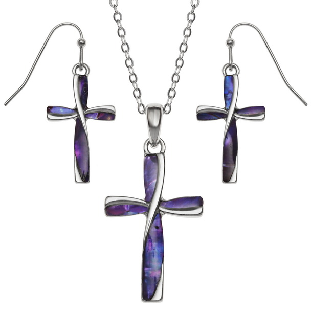 Purple cross set