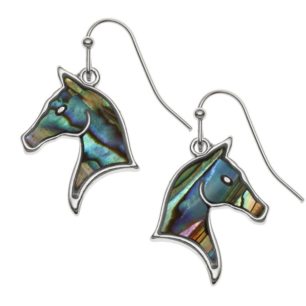 Horse head earrings