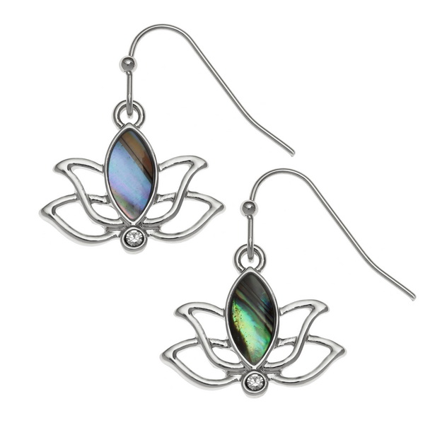 Lotus flower earrings