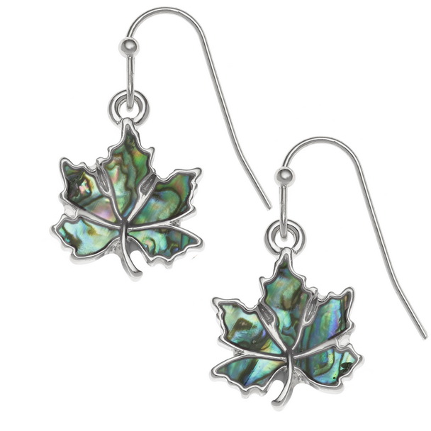 Summer leaf earrings