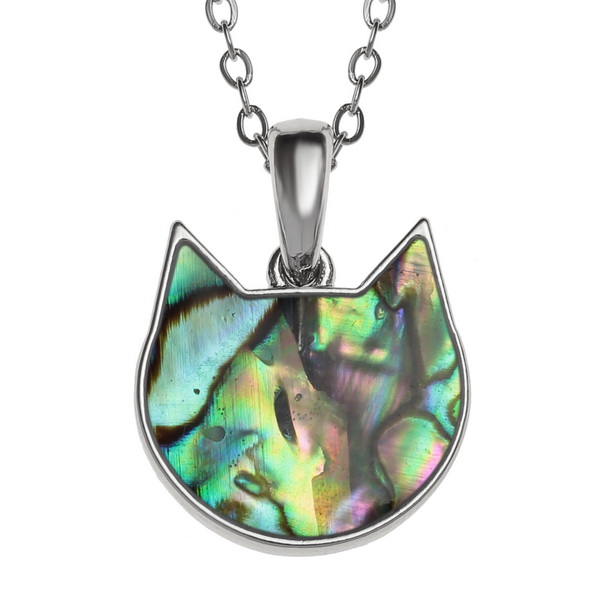 Natural cat necklace