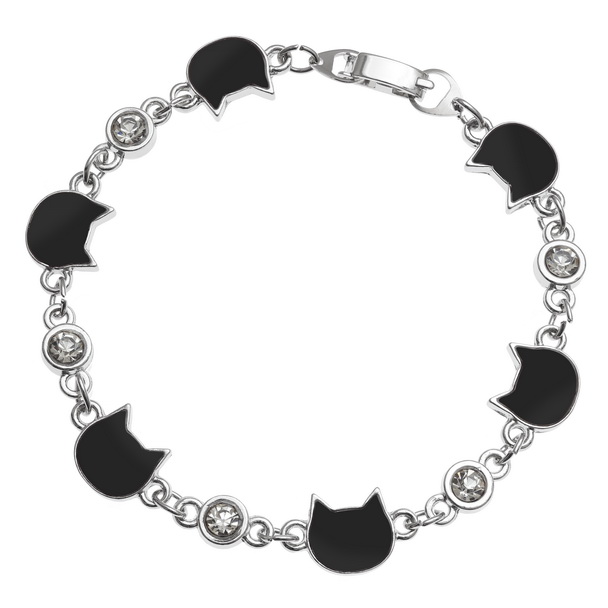 Black cat bracelet